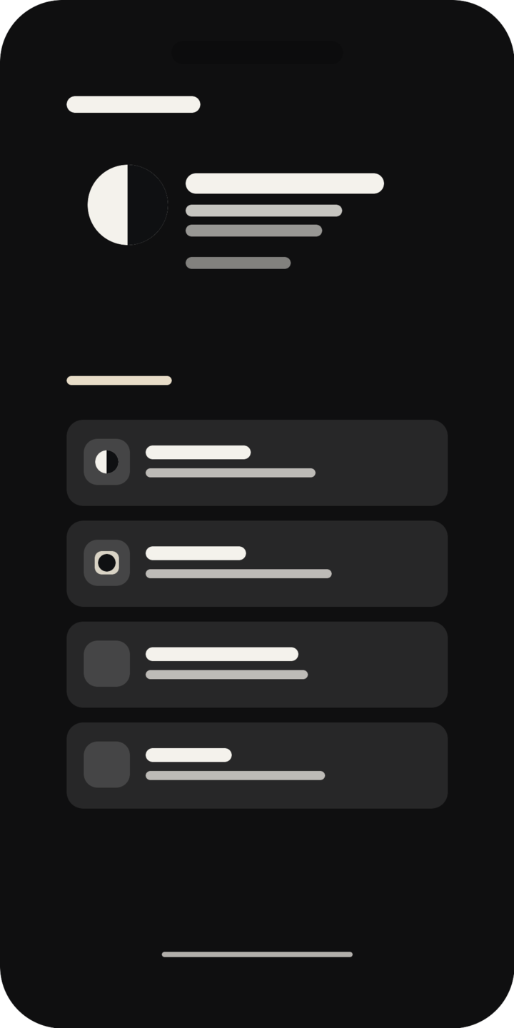 iPhone screenshot of the Black & White Storytelling Field Guide
