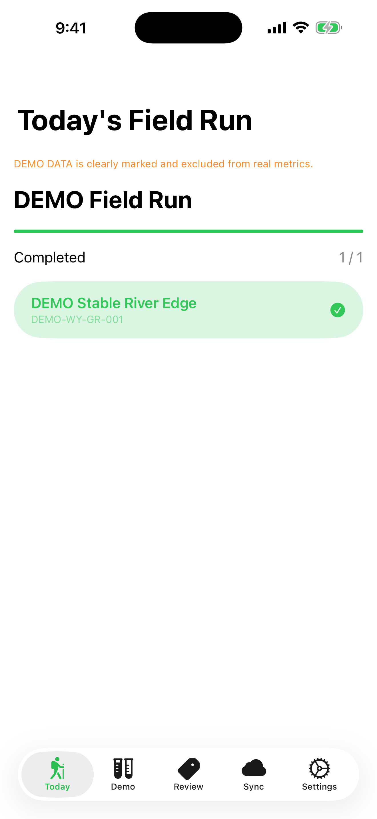 ECI iPhone field-run experience