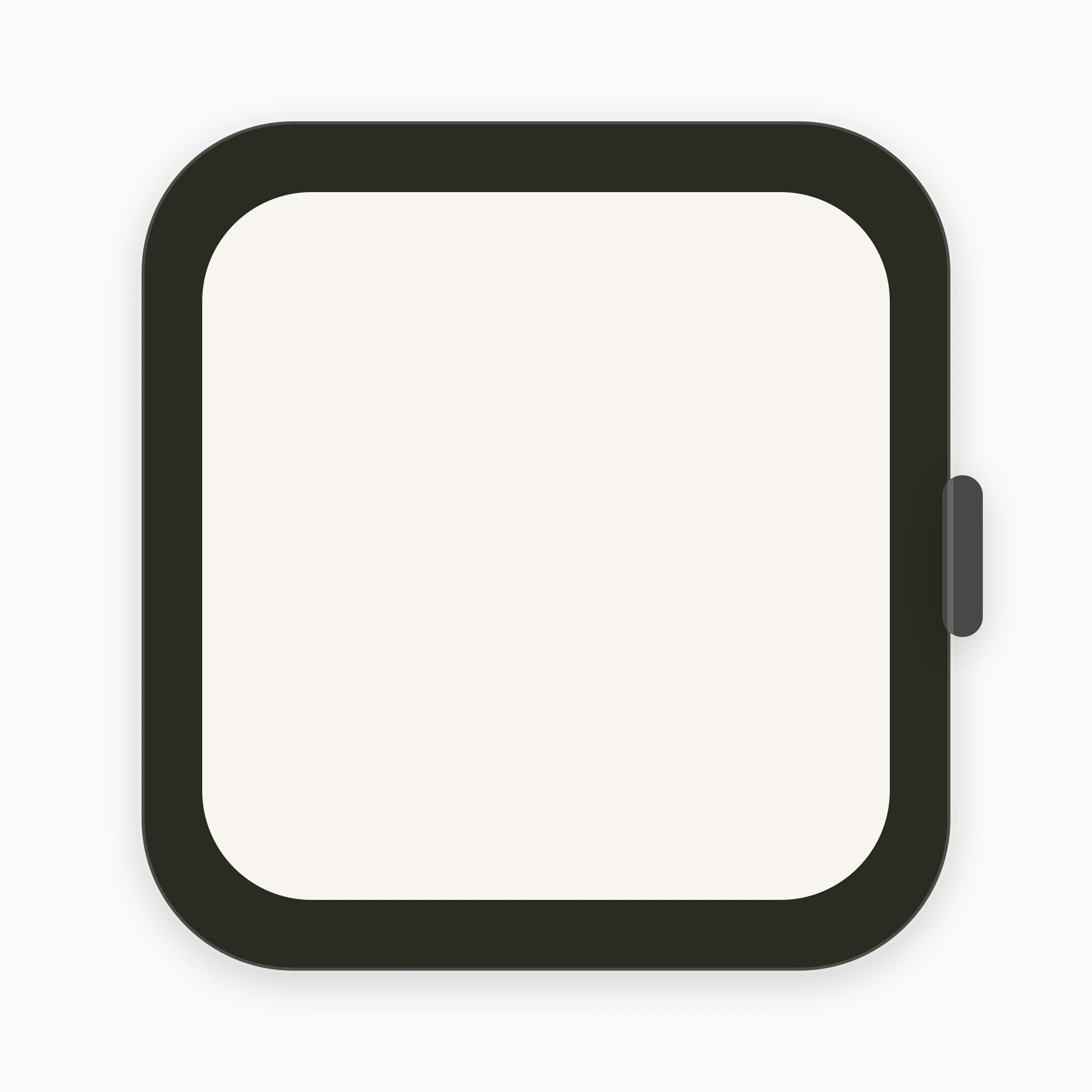 Android watch home mockup