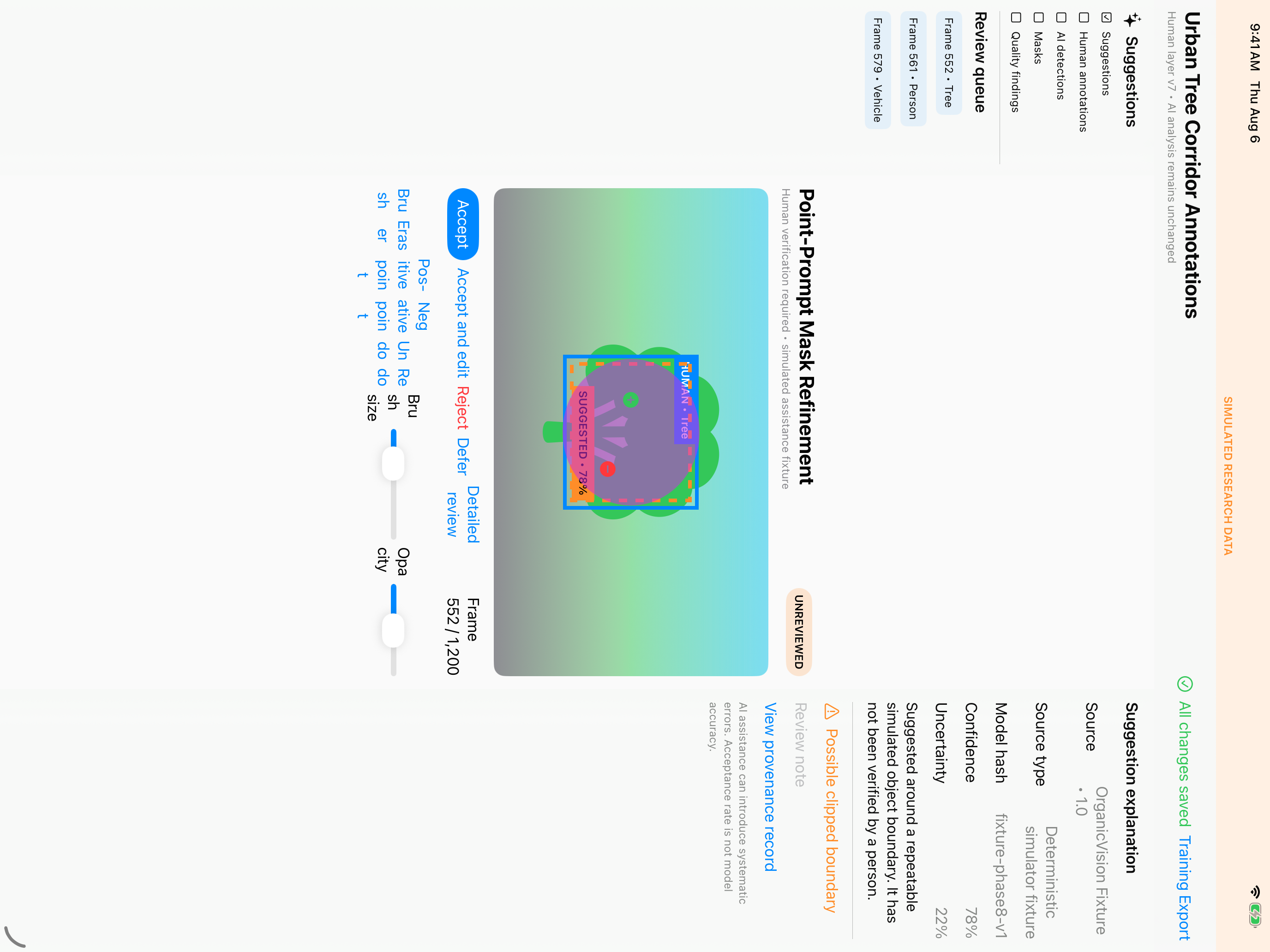 Point prompt refinement
